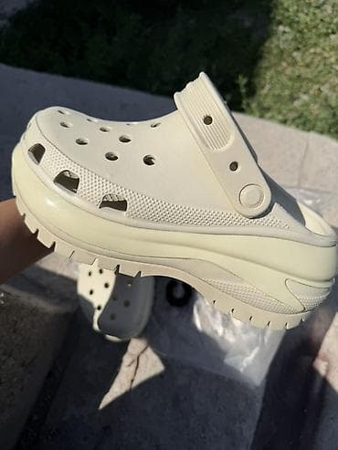 кроксы цена: Сабо, 38, 38.5, 39, Crocs, Новый, цвет - Бежевый, Платная доставка, Самовывоз — 4