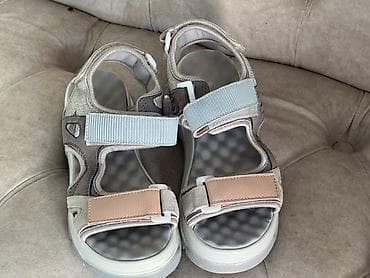 Женская обувь: Женские спортивные сандалии - Цвет: серый с акцентами — 1