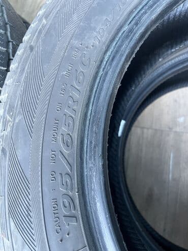 зимние шины в оше: Шиналар 195 / 65 / R 16, Кыш, Колдонулган, Комплект, Жеңил коммерциялык транспорт (C/LT), Германия, Hankook — 2