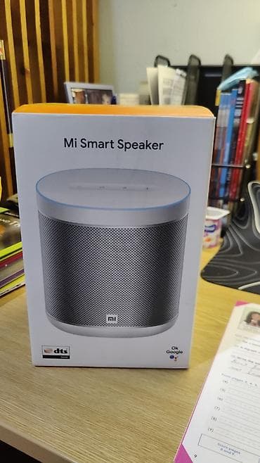 Динамиктер жана музыкалык борборлор: Mi Smart Speaker — умная колонка с голосовым ассистентом Google — 1