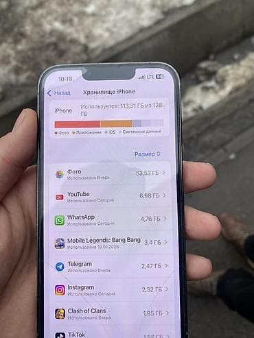 громкая связь: IPhone 13 Pro, 128 ГБ, Sierra Blue, Защитное стекло — 4