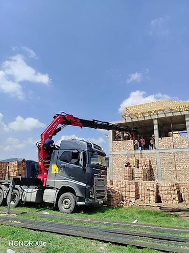 тяжёлый дым: Услуги автокрана-манипулятора на базе тягача Volvo FH16 750 длина — 1