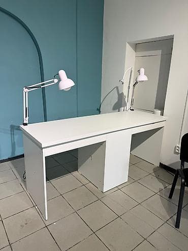 школьные столы для дома: Двухместный рабочий стол для мастеров маникюра/бровей/ремесла с — 1