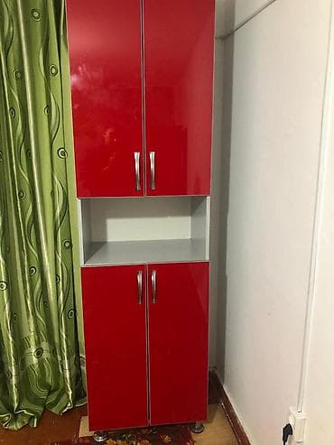 буу полка: Ашкана үчүн шкаф, Полго орнотулма, Жуугучсуз — 1