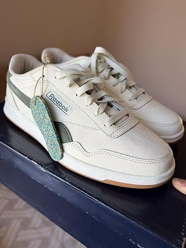 Мырзалардын бут кийими: Эркектердин кроссовкасы, 42.5, Reebok, Жаңы, түсү - Саргыч боз, Өзү алып кетүү, Акылуу жеткирүү — 1