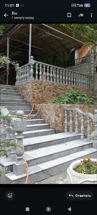 Гранитные балясины и элементы ограждений - Материал: натуральный