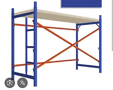 Аренда фасадных лесов, 10сим за 1 габариты, 1 комплект 5м²2