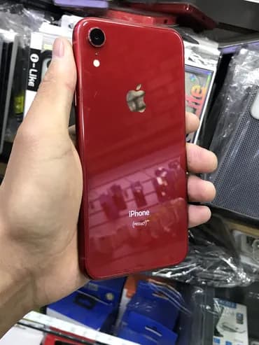 IPhone Xr, Колдонулган, 128 ГБ, Кызыл, Коргоочу айнек, Каптама, 79 %
