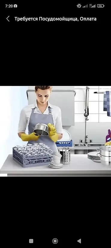 Требуется Посудомойщик, Оплата: Еженедельно