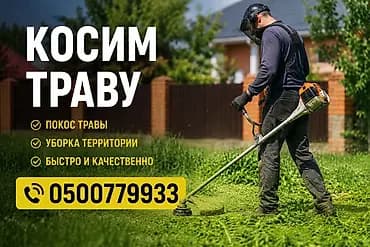 Уборка территории, Стрижка газона