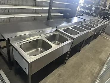 Моечная модуль из нержавейки для кафе и ресторанов - Модульная