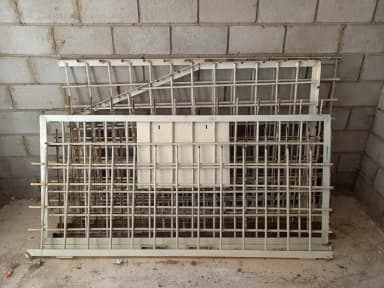 Решетки для окон, Без установки