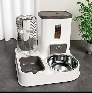 Автоматическая кормушка-поилка для кошек и собак 3-в-1 - Умная