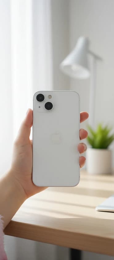 IPhone 13, Б/у, 128 ГБ, White Titanium, 79 %