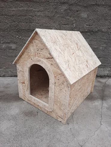 Будка для собаки из OSB - Материал: плита OSB, толщина 9мм, ширина