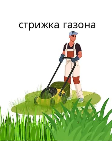 Уборка территории, Стрижка газона