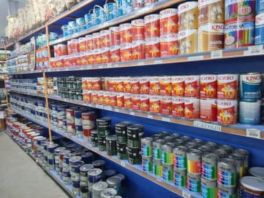 Большой ассортимент лакокрасочных изделий Для вас мы найдём:краски от