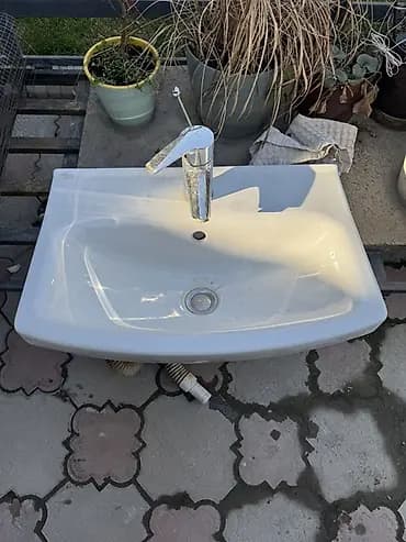 Раковина для ванной, Особенности: Глянцевое, Овальная форма, Материал: Керамика