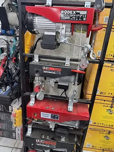 Электрическая канатная таль/лебёдка RODEX, ELEKTRIC HOIST RUSMASH