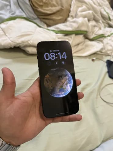 IPhone 14 Pro, Б/у, 256 ГБ, Black Titanium, Чехол, Защитное стекло, 83 %