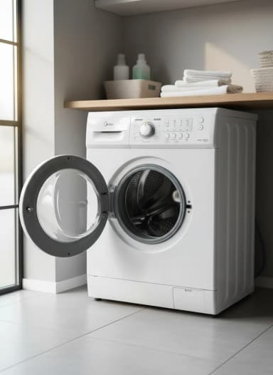 Кир жуучу машина Midea, Колдонулган, Автомат, 6 кг чейин, Толук өлчөм