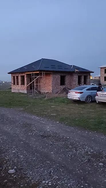 Фундамент клатка штукатурка фасат кровля крыша отделка жумуштарын