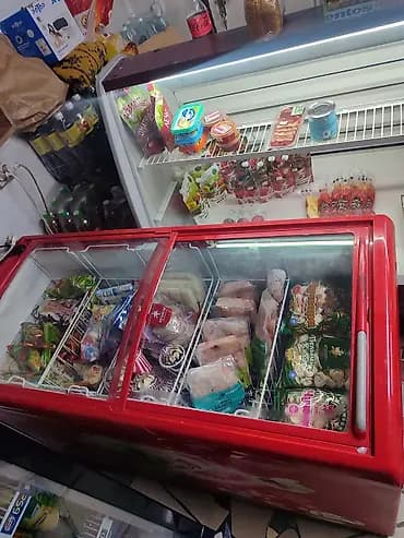 Морозильный ларь “Новый Век” с раздвижными стеклянными крышками -