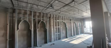 Монтаж ГКЛ Гипсакартонные работы под ключ шинотреки теневые профиля