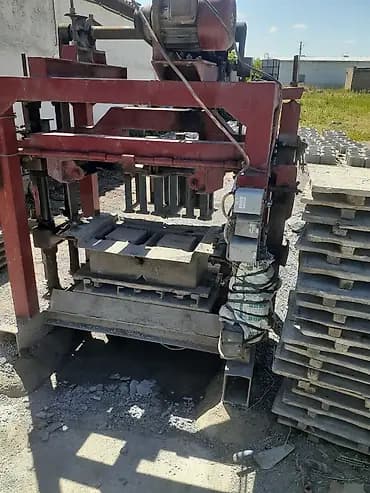 Вибропресс для производства пескаблок станок комплект даяр иштеп аткан