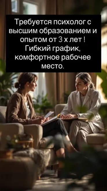 Вакансия: психолог Требования: - высшее профильное образование; -