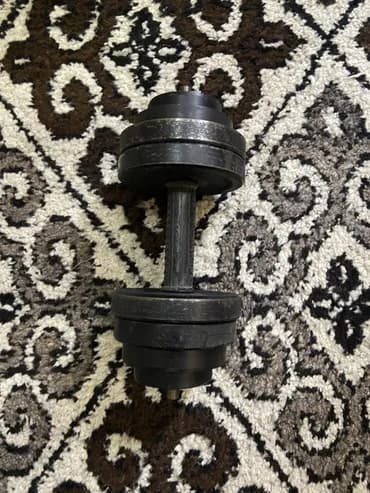 Металлическая гантель 15кг 1шт - Тип: однопредметная гантель с