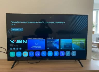 Телевизор YASIN Smart TV на платформе webOS Hub. Основные