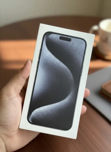 IPhone 15 Pro Max, Колдонулган, 512 ГБ, Blue Titanium, Куту, 84 %