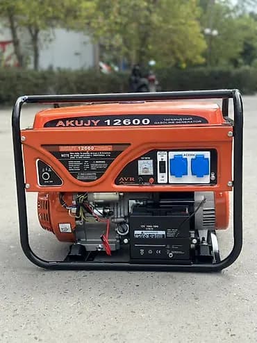 Бензиновый генератор AKUJY 12600 Характеристики по шильдику: -