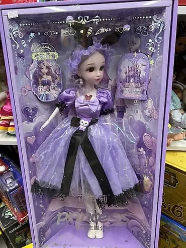Кукла Princess в фиолетовом наряде - Высокая кукла в подарочной