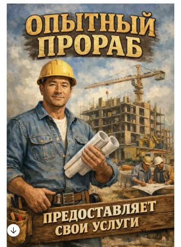 Услуги прораба / Руководителя строительных работ Опытный прораб с
