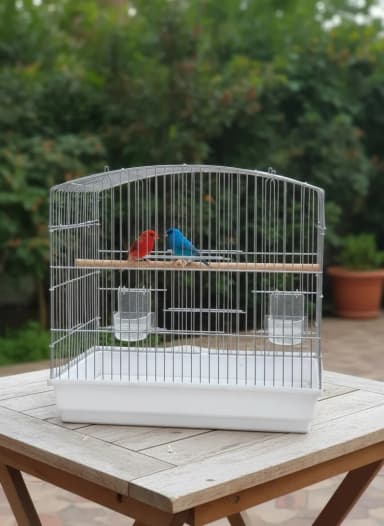 Клетка для птиц (канарейки, волнистые попугаи, амадины и др.) -
