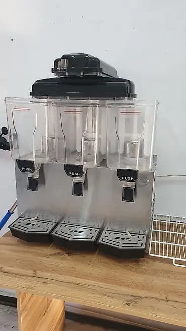 Трёхсекционный диспенсер для холодных напитков (настольный) - 3