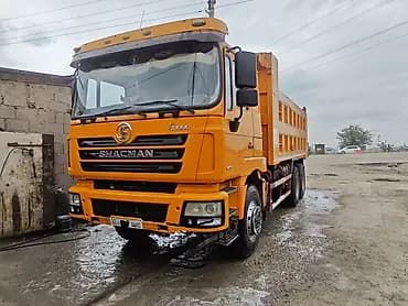 Самосвал SHACMAN F2000, оранжевый - Колесная формула 6x4 - Стальная