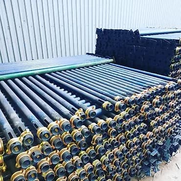 Телескопические стойки 3,5м 4м 6м Тайрот с гайками 1,2м 1,5м 4м