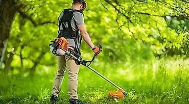 Аймактарды жыйнап тазалоо, Газон чабуу