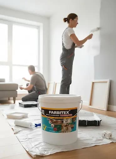 Водоэмульсионная краска европейского качества.производства abc farben