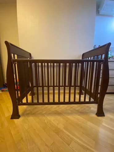 Польская кроватка в комплекте: матрас наматрасник постельное