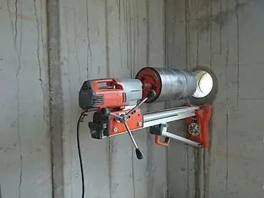 Алмазное сверление отверстий. Назначение: - газовый дымоход -