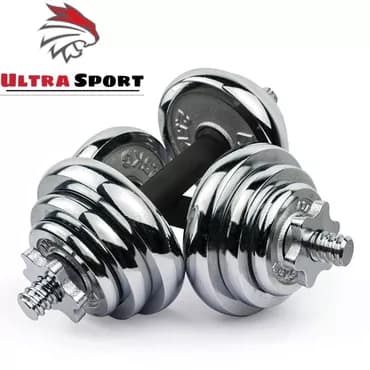 Хромированные гантели 🟡 -▫️хромированные -▫️заводские -▫️разборные