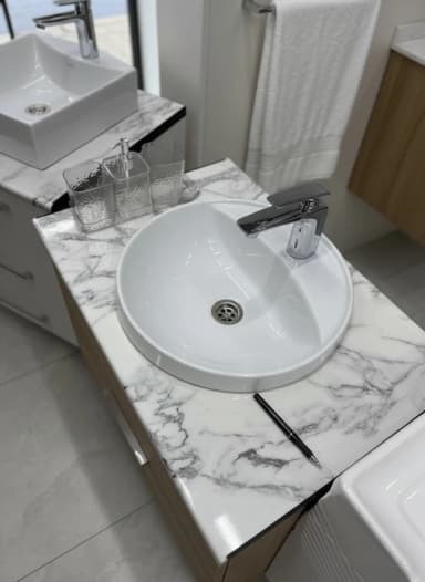 Раковина для ванной, Круглая форма, Материал: Керамика