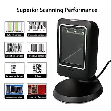 Сканер для штрих кодов (баркодов), 2D, QR кодов. Проводной. Очень