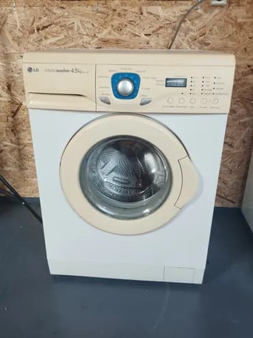 Стиральная машина LG, Б/у, Автомат, До 5 кг, Полноразмерная