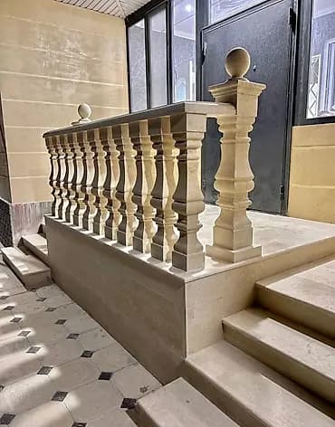 Балясина перила из натурального камня для крыльца, террасы и лестниц