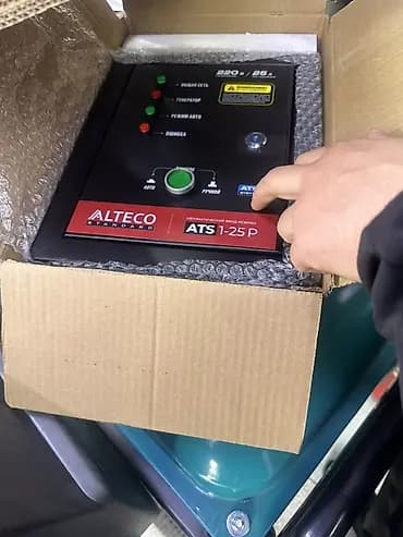 Бензиновый генератор GFE11000A с готовым автоматом Пробег - 0.00 Бак
